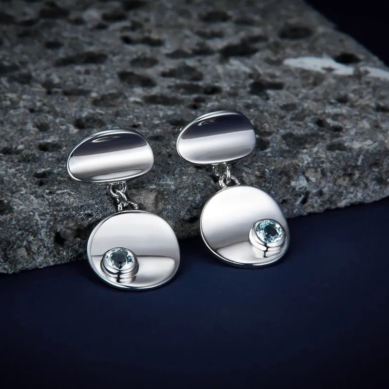 Dewlight Earrings 18k White Gold Vermeil
