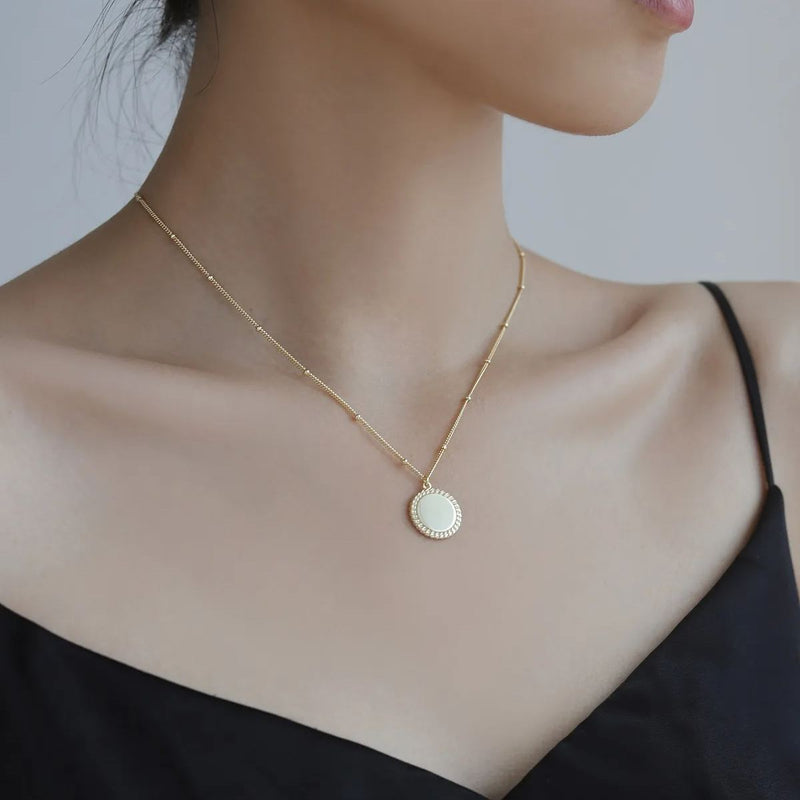 Collier Sunlit en vermeil or 18 carats 