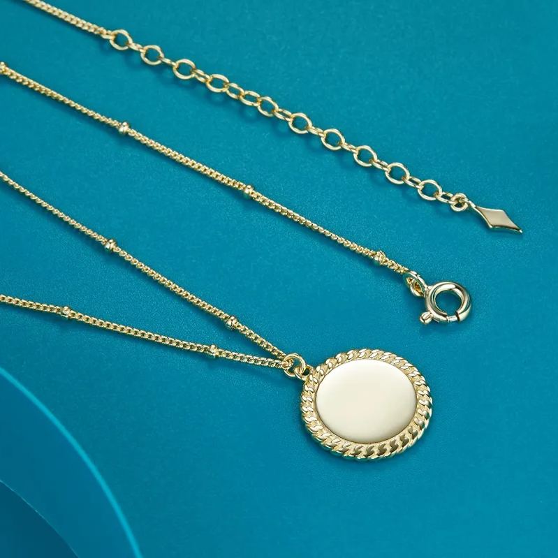 Collier Sunlit en vermeil or 18 carats 