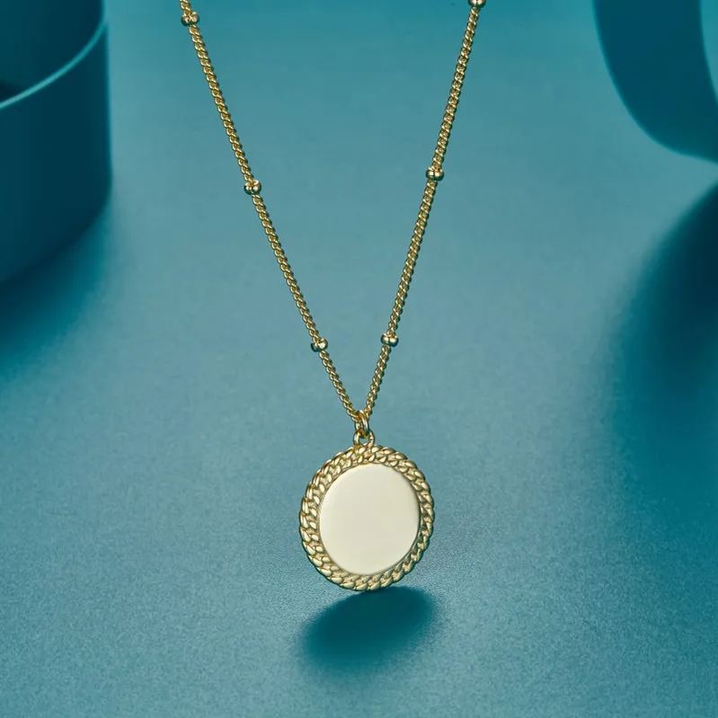 Collier Sunlit en vermeil or 18 carats 
