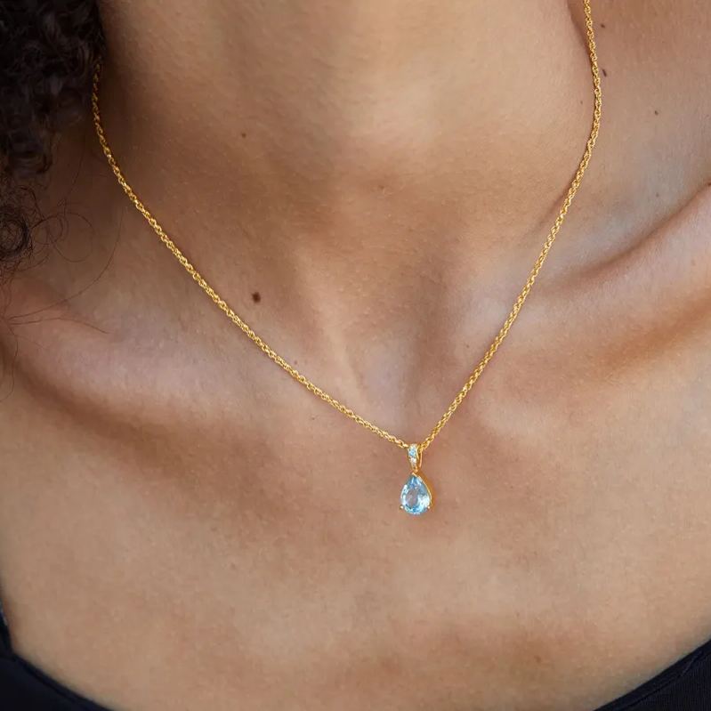 Oceanic Necklace 18k Gold Vermeil