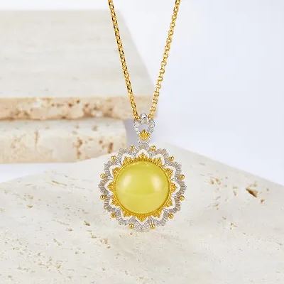 Solar Necklace 18k Gold Vermeil