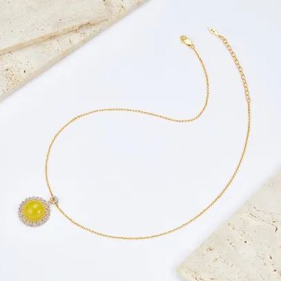 Solar Necklace 18k Gold Vermeil