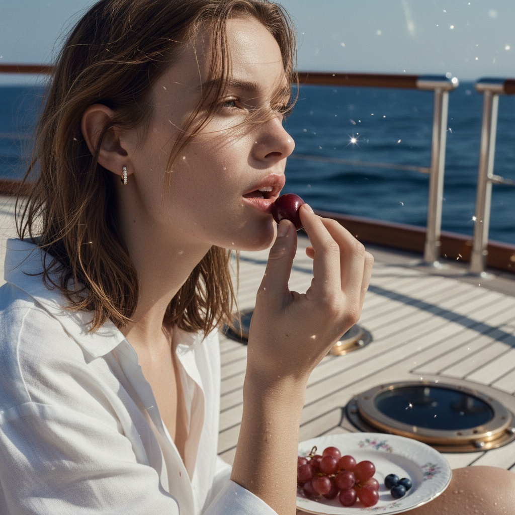 Boucle d'oreille Eternity plaquée or 18 carats